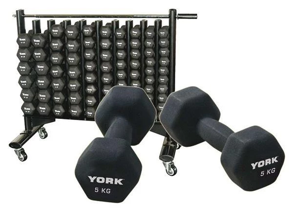 York Fitness Strength York Neo Hex Dumbbells Club Pack - (44 Pairs)