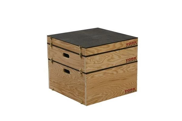 York Fitness York 12" Stackable Set-Up Plyo Box Functional Training