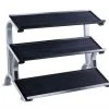York Fitness York ETS 3 Tier Dumbbell Tray Rack (Holds 14 Pairs)