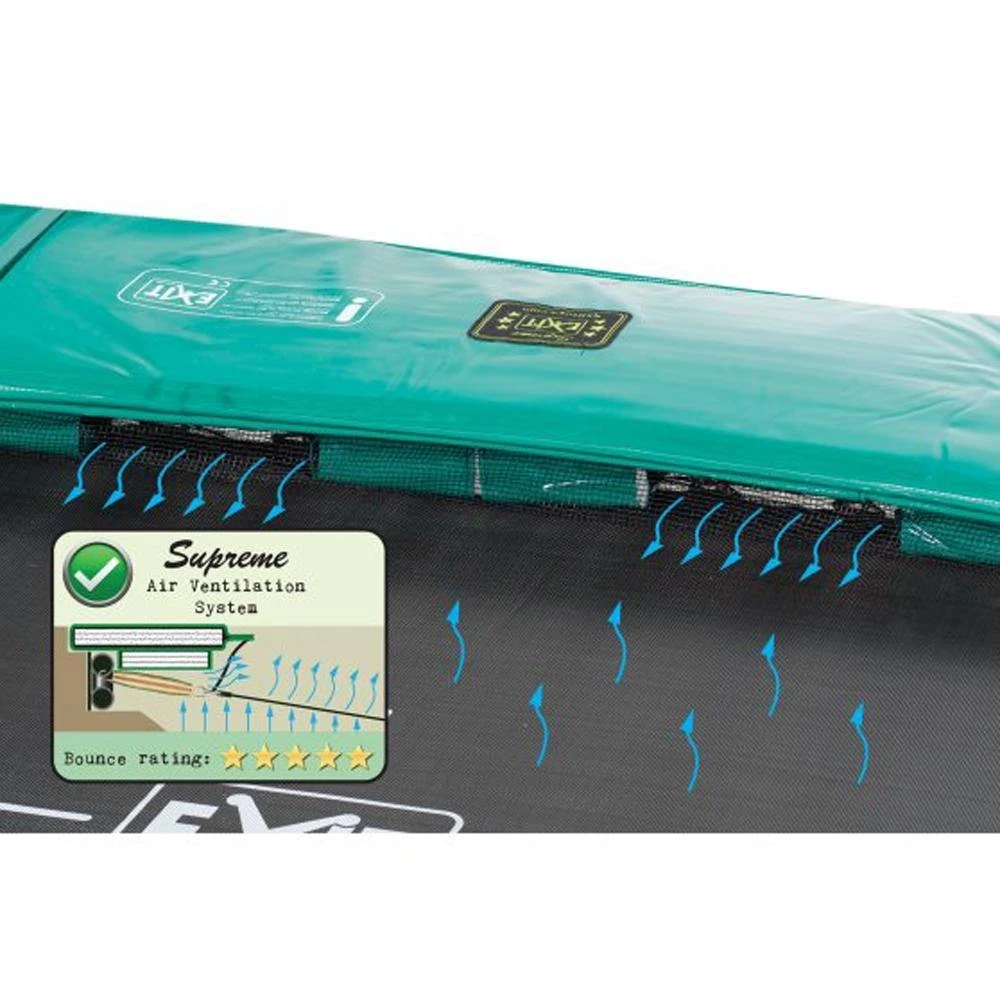 Exit Supreme Ground Trampoline Ø366cm - Green