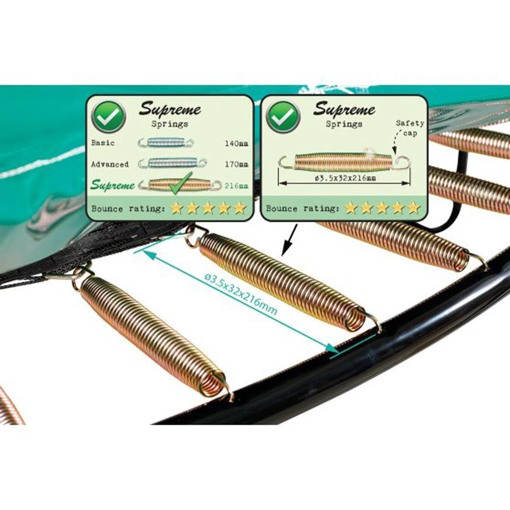 Exit Supreme Ground Trampoline Ø366cm - Green