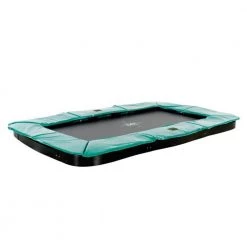 Leisure Exit Supreme Ground Trampoline 214 X 366cm - Green