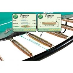 Leisure Exit Supreme Ground Trampoline 214 X 366cm - Green