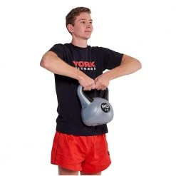 York Fitness Strength York Vinyl Kettlebells Up To 20KG