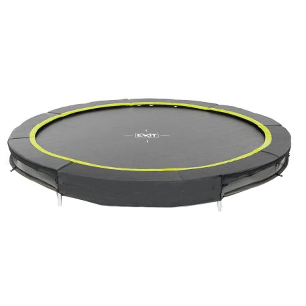 Leisure Exit Silhouette Ground Trampoline Ø427cm - Black