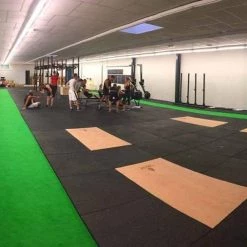 UKSF 20mm Black Tiles 1m X 1m Flooring