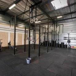 UKSF 20mm Black Tiles 1m X 1m Flooring