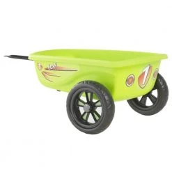 Go Karts Exit Foxy Green Pedal Go-Kart With Trailer - Green