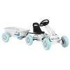 Exit Foxy Club Pedal Go-Kart With Trailer - White Go Karts