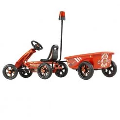 Exit Foxy Fire Pedal Go-Kart With Trailer - Red Go Karts