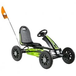Exit Spider Green Pedal Go-Kart With Trailer - Green