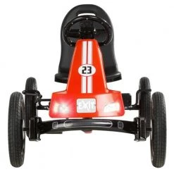 Go Karts Exit Spider Race Pedal Go-Kart With Trailer - Red