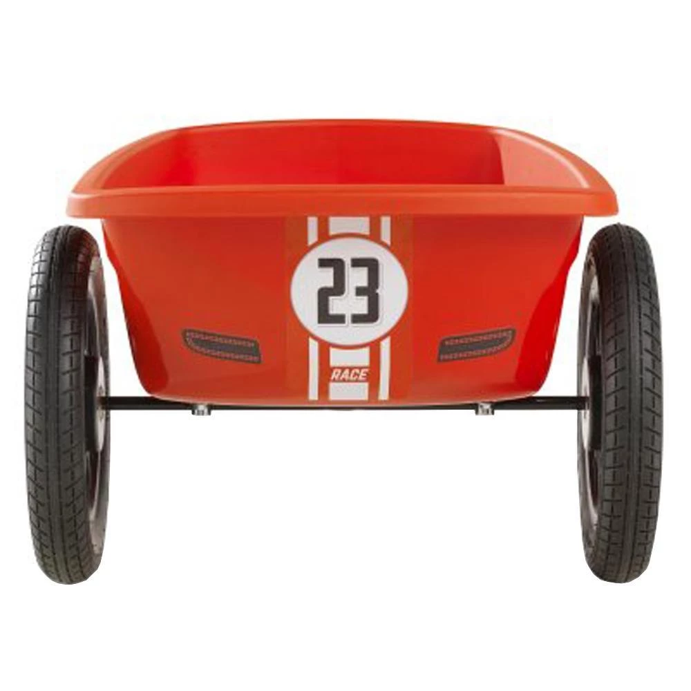 Go Karts Exit Spider Race Pedal Go-Kart With Trailer - Red