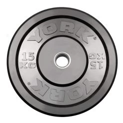 York Fitness York Olympic Bumper Plate Set - 100kg Strength