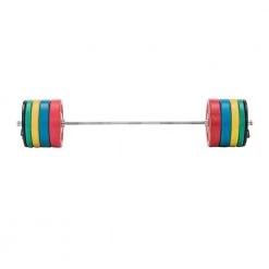 York Fitness York Coloured Olympic Rubber Bumper Plates (Up To 25kg) Strength