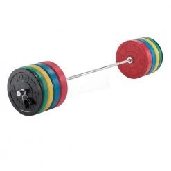 York Fitness York Coloured Olympic Rubber Bumper Plates (Up To 25kg) Strength