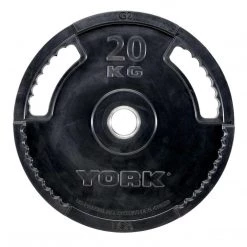 York Fitness York Barbell G2 Rubber Thin Line Olympic Weight Plates