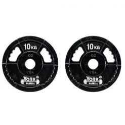 York Fitness York Barbell G2 Cast Iron Olympic Weight Plates