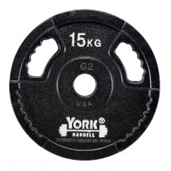 York Fitness York Barbell G2 Cast Iron Olympic Weight Plates