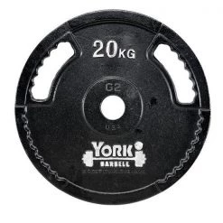 York Fitness York Barbell G2 Cast Iron Olympic Weight Plates