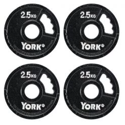 York Fitness York Barbell G2 Cast Iron Olympic Weight Plates