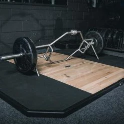 York Fitness York Barbell Multi-Hex Dead Lift & Shrug Bar Strength