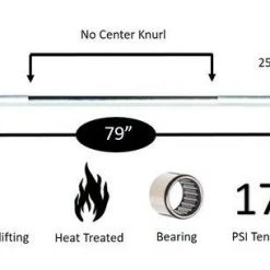 York Fitness Strength York Barbell Women's 6.5' International Needle Bearing Bar - 15kg