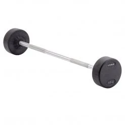 York Fitness York Barbell Pro Style Fixed Weight Barbells & Sets Strength