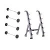 York Fitness York Barbell Pro Style Fixed Weight Barbells & Sets Strength