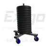 Exigo Olympic Weight Stacker - With Wheels