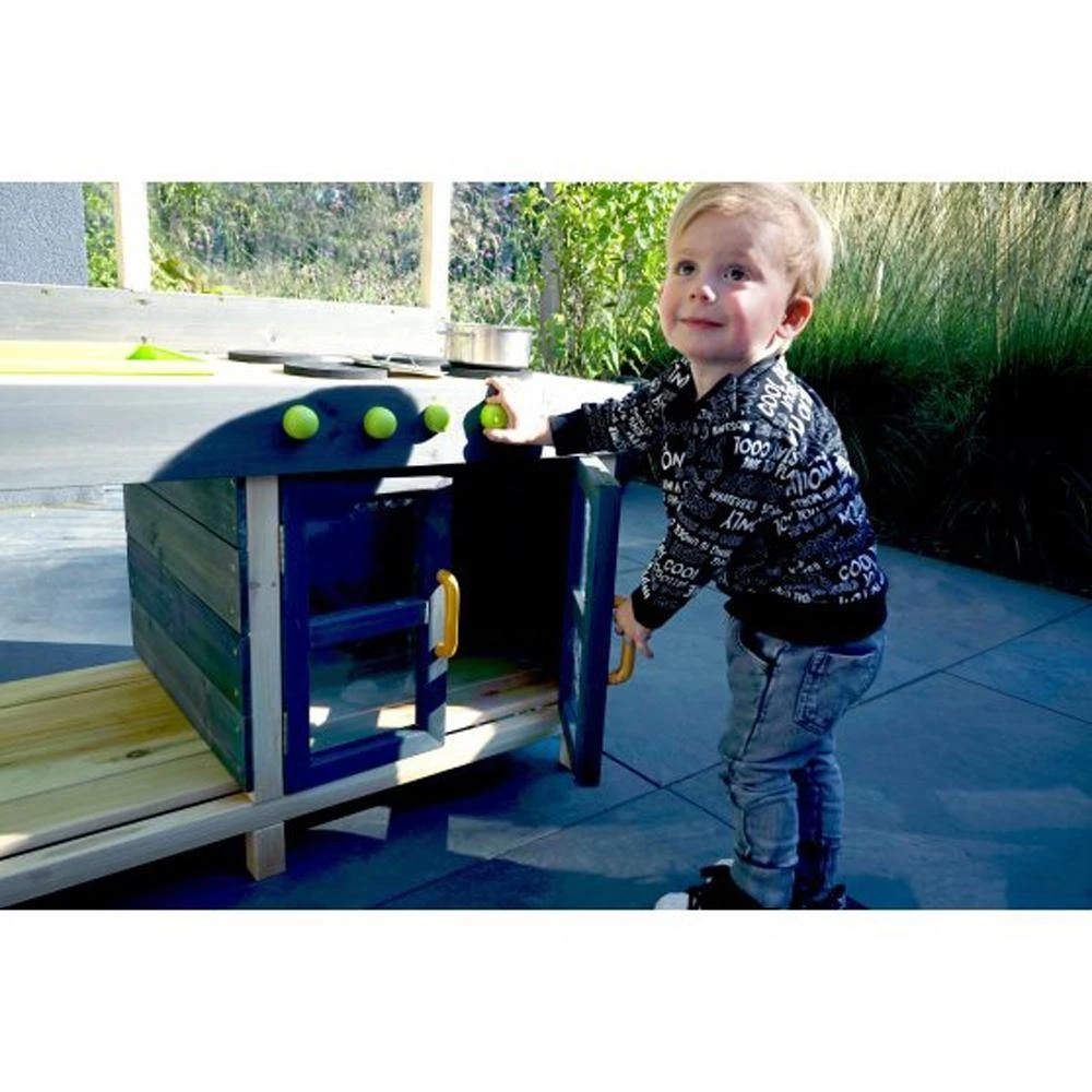 Exit Yummy 200 Wooden Outdoor Kitchen - Naturel