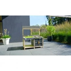 Exit Yummy 200 Wooden Outdoor Kitchen - Naturel
