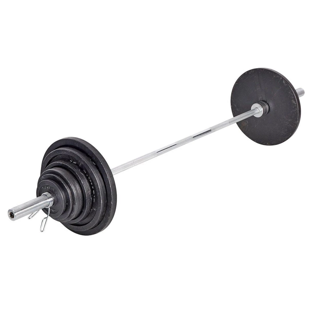 York Fitness York Barbell 140 KG Olympic Barbell Set Strength