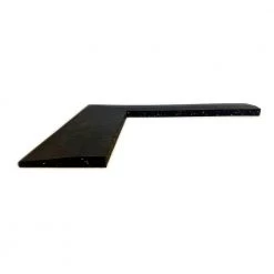 GymGear 20mm Black Rubber Corner Ramped Edge (40/55cm X 15cm)