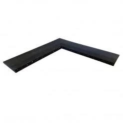 GymGear 20mm Black Rubber Corner Ramped Edge (40/55cm X 15cm)