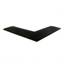 GymGear 20mm Black Rubber Corner Ramped Edge (40/55cm X 15cm)