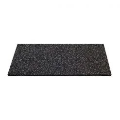 Strength GymGear 30mm Black Rubber Tile (1m X 0.5m)