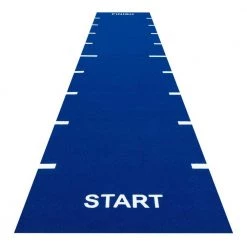 Flooring GymGear 10m X 1.5m Sprint Track In Blue (inc Line Markings + Start & Finish)