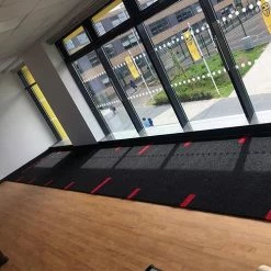 GymGear 15m X 1.5m Sprint Track In Dark Green (inc Line Markings + Start & Finish) Flooring