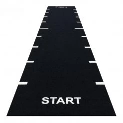 GymGear 10m X 1.5m Sprint Track In Dark Green (inc Line Markings + Start & Finish) Flooring