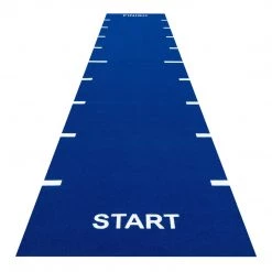 GymGear 15m X 1.5m Sprint Track In Dark Green (inc Line Markings + Start & Finish) Flooring