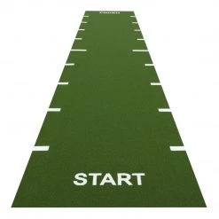 GymGear 10m X 1.5m Sprint Track In Dark Green (inc Line Markings + Start & Finish) Flooring