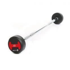 GymGear 10 To 30kg Rubber Barbell Set (5 Barbells In 5kg Increments) Strength