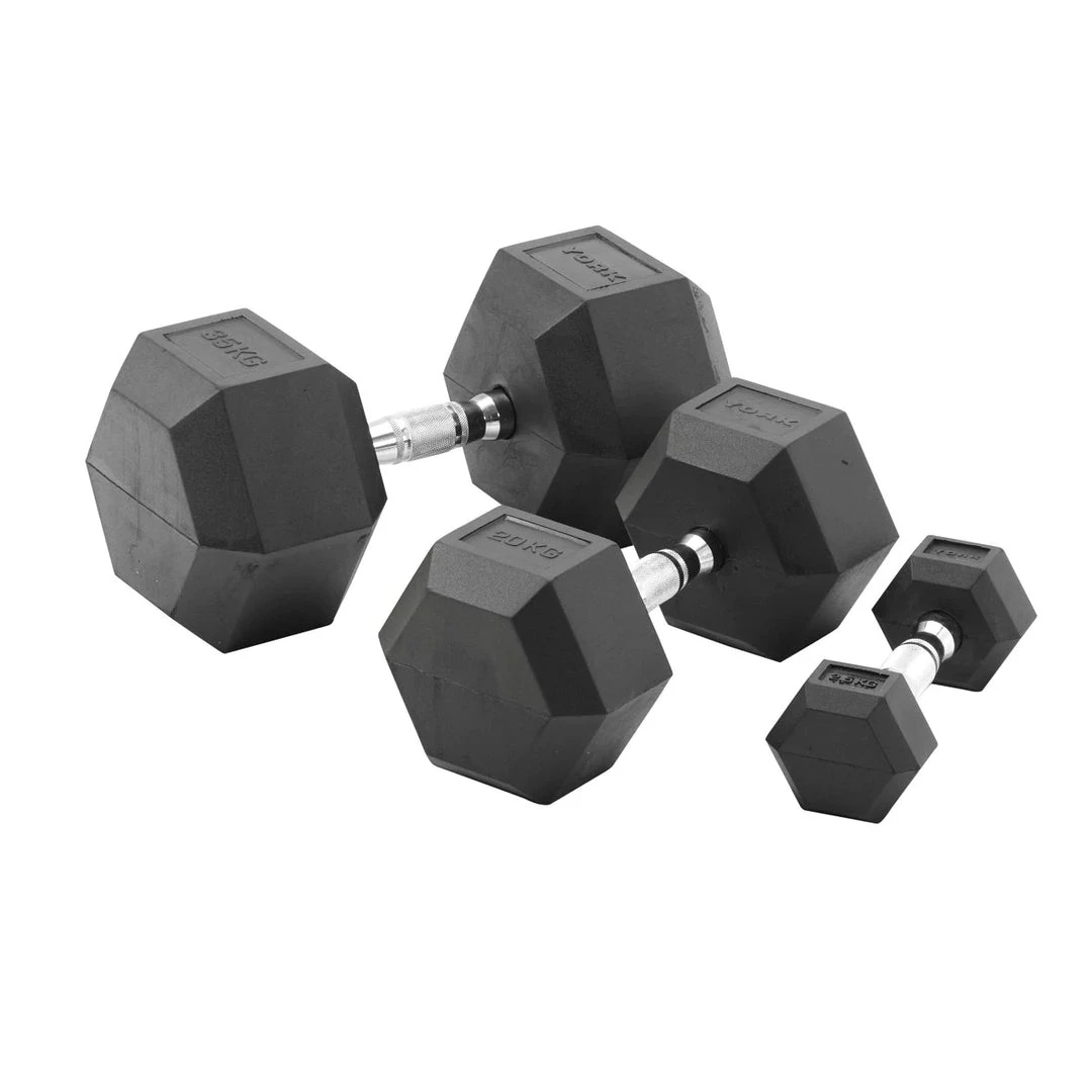 York Fitness York PVC Hex Dumbbells