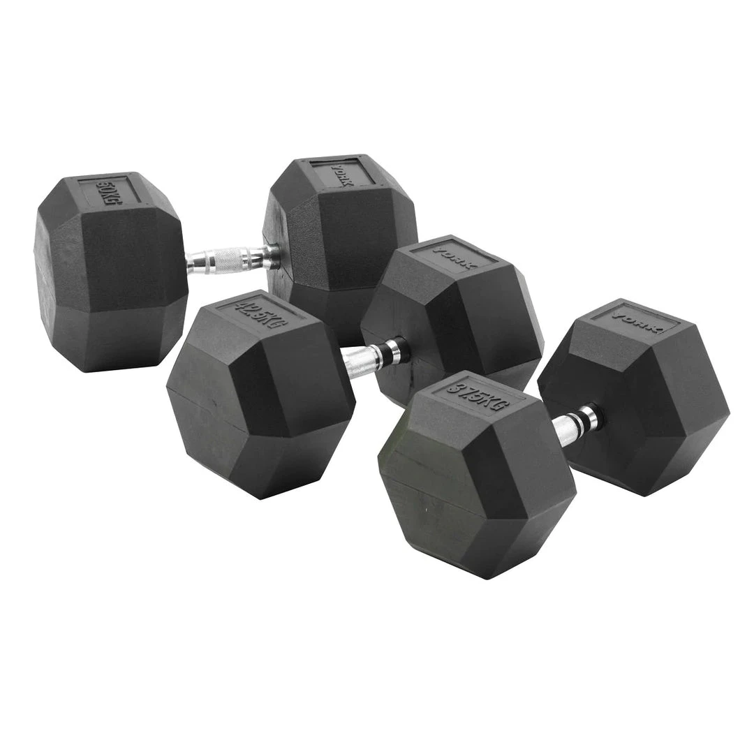 York Fitness York PVC Hex Dumbbells