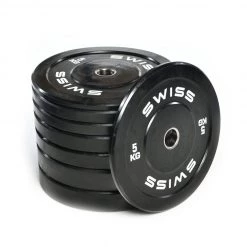 Swiss Barbell Rubber Bumper Plate Sets Strength