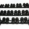 Strength Swiss Barbell 2.5kg - 40kg Rubber Dumbbell Set