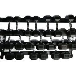 Strength Swiss Barbell 2.5kg - 40kg Rubber Dumbbell Set