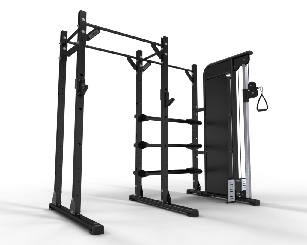 Jordan Ultimate Strength Half Rack With Functional Storage And Pulley