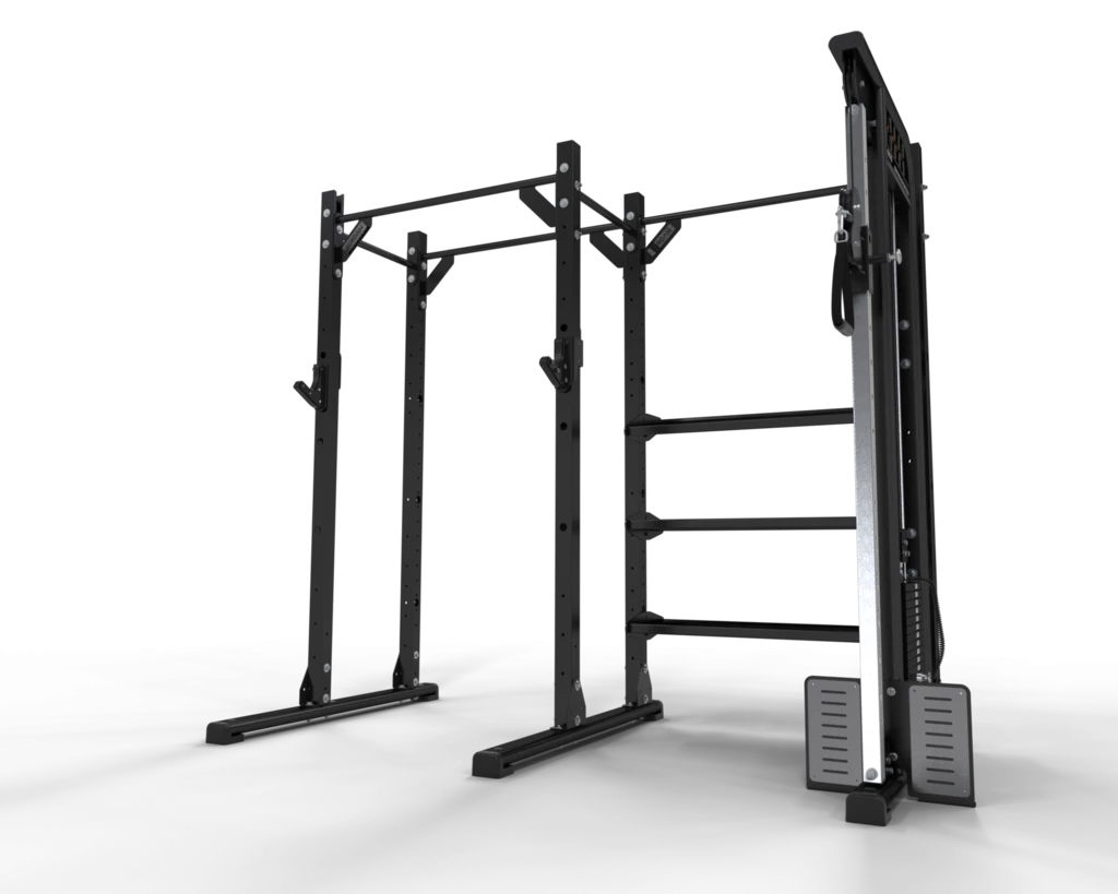 Jordan Ultimate Strength Half Rack With Functional Storage And Pulley